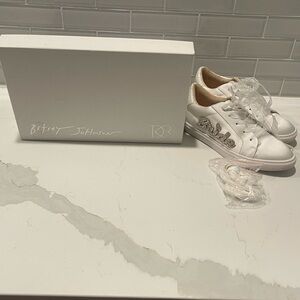 Satin & Sparkly Bride Sneakers